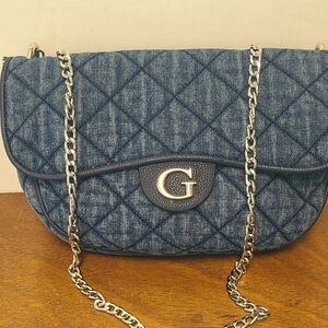 Denim Guess Crossbody Bag